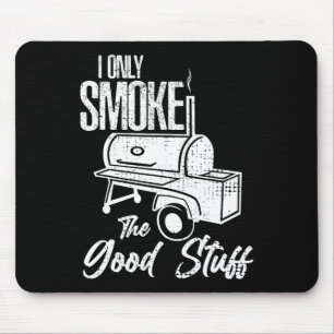 Tapis De Souris Chef Boucher Cuisinier BBQ Fumer Cette Vache Boeuf