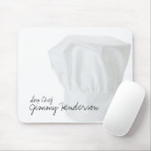 Tapis De Souris Chef Casquette Ordinateur Mousepties (Avec souris)