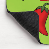 Tapis De Souris Chef chaud rouge (poivrons rouges) (Coin)