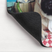 Tapis De Souris Chef Chien carlin Mousepad (Coin)