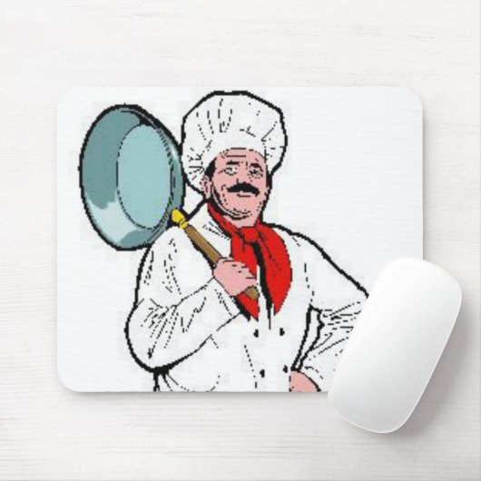 Tapis De Souris Chef Cook Mousepad (Avec souris)