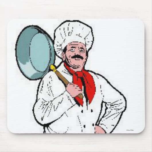 Tapis De Souris Chef Cook Mousepad (Devant)
