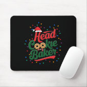 Tapis De Souris Chef Cookie Baker Noël Cookie Baking (Avec souris)