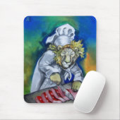 Tapis De Souris Chef de Lion (Avec souris)