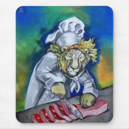 Tapis De Souris Chef de Lion (Devant)