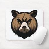 Tapis De Souris Chef de l'ours (Avec souris)