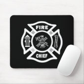Tapis De Souris Chef des pompiers (Avec souris)