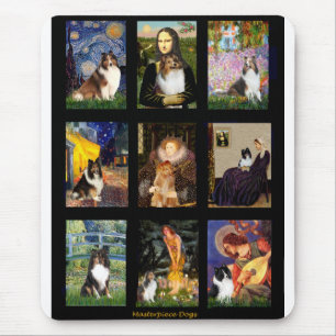 Tapis De Souris Chef-d'œuvre composite de Shetland Sheepdog