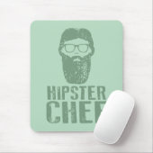 Tapis De Souris Chef Hipster (Avec souris)