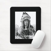 Tapis de souris Chef indien (Avec souris)