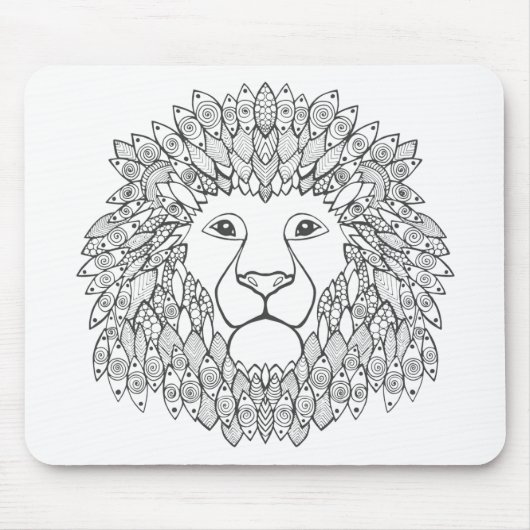 Tapis De Souris Chef inspiré de lion (Devant)