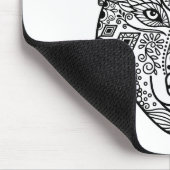 Tapis De Souris Chef inspiré de loup (Coin)