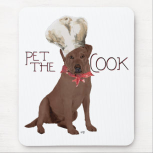 Tapis De Souris Chef Labrador Retriever Chocolat