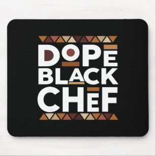 Tapis De Souris Chef Noir Drogue Histoire Noire Mélanine Chef Noir