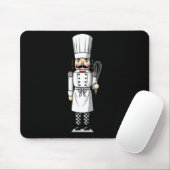 Tapis De Souris Chef Nutcracker Cook Hat Xmas (Avec souris)