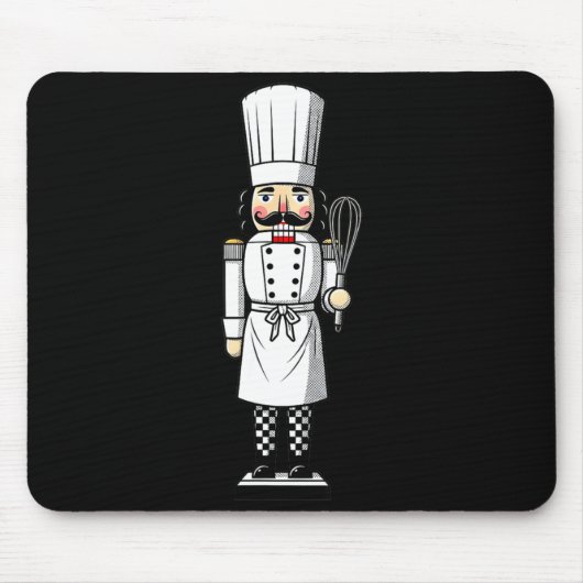 Tapis De Souris Chef Nutcracker Cook Hat Xmas (Devant)