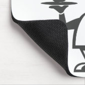 Tapis De Souris Chef tenant un bol de soupe (Coin)