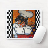 Tapis De Souris Chefs Dachshund (Avec souris)