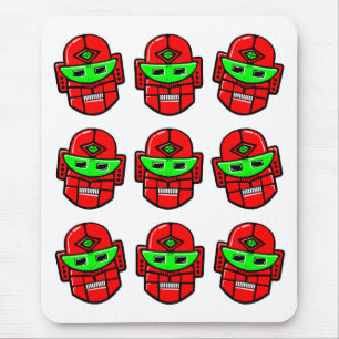 Tapis De Souris Chefs Robot Rétro