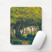 Tapis De Souris Chemin boisé Mousepad (Avec souris)