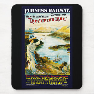 Tapis De Souris Chemin de fer de Furness ~ Lady of the Lake