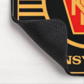 Tapis De Souris Chemin de fer de Pennsylvanie logo noir et or Mous (Coin)