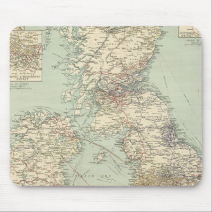 Tapis De Souris Chemin de fer des îles britanniques