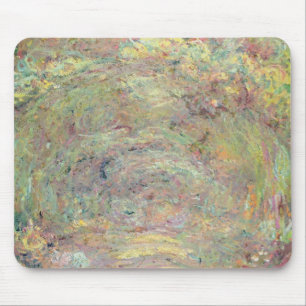 Tapis De Souris Chemin ombragé par de Claude Monet