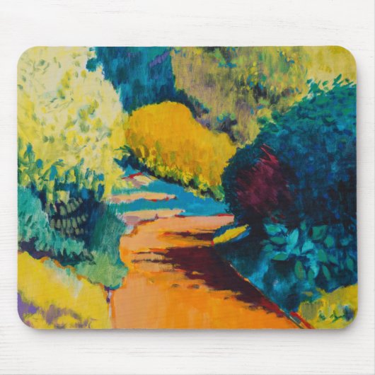 Tapis De Souris Chemin orange (Devant)