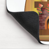 Tapis De Souris Cheminée de bas de Joyeuses Fêtes de Noël (Coin)