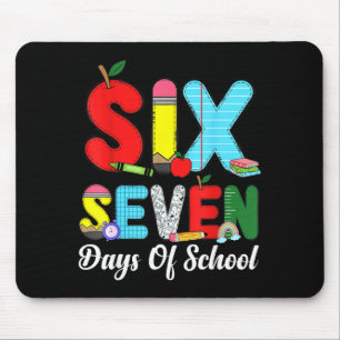Tapis De Souris Chemise 67 Jours D'école Enseignant Enfants Drôle