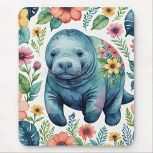 Tapis De Souris Chemise bébé Manatee