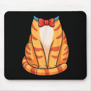 Tapis De Souris Chemise Chat Orange Adulte Enfants Hommes Femmes T