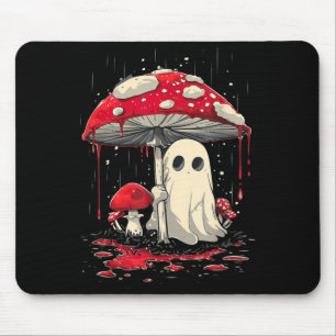 Tapis De Souris Chemise Cottagecore Halloween Fantôme Champignon S