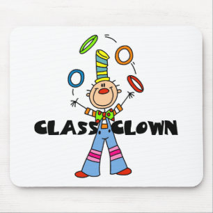 Tapis De Souris Chemise de clown de la classe et cadeaux