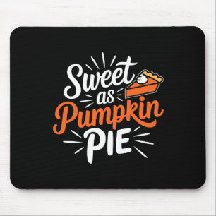 Tapis De Souris Chemise de fête de Thanksgiving Pumpkin Pie pour h