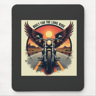 Tapis De Souris Chemise de fraternité de moto de route désertique