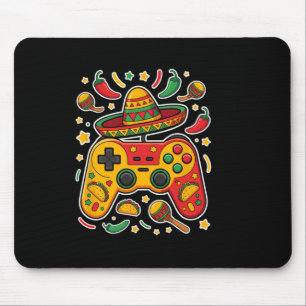 Tapis De Souris Chemise de gamer pour jeunes Cinco De Mayo 