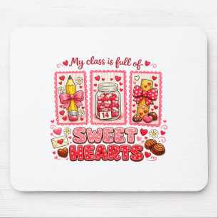 Tapis De Souris Chemise de la Saint-Valentin pour enseignant Mon C