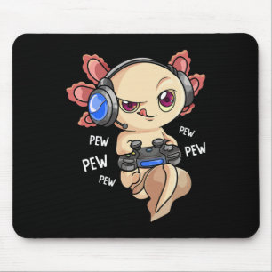 Tapis De Souris Chemise de l'Axolotl de jeu pour enfants garçons g