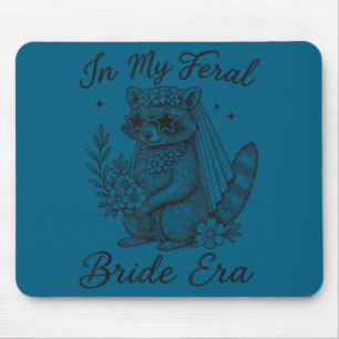 Tapis De Souris Chemise de mariée à l'ère de la mariée sauvage drô