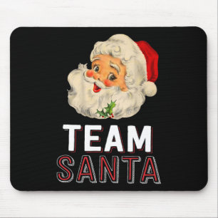 Tapis De Souris Chemise de Noël de l'équipe Santa pour famille en