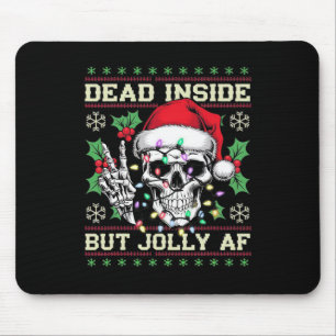 Tapis De Souris Chemise de Noël drôle sale et laide