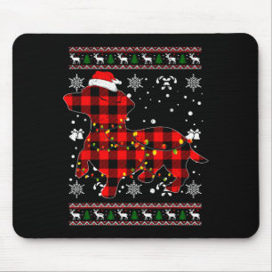 Tapis De Souris Chemise de Noël pour cadeau amateur de Dachshund S