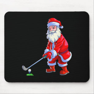 Tapis De Souris Chemise de Noël pour homme amateur de golf Club de