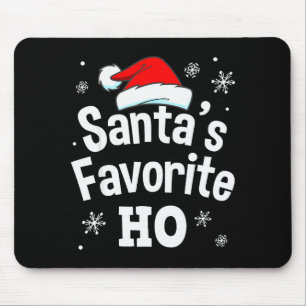 Tapis De Souris Chemise de Noël préférée du Père Noël, Adulte Déve