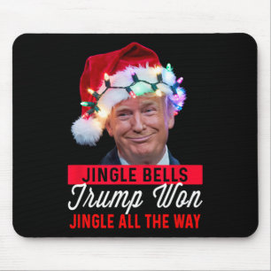 Tapis De Souris Chemise de Noël Trump Jingle Bells Drôle Trump Gag