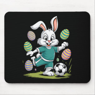 Tapis De Souris Chemise de Pâques de football garçons Enfants Lapi