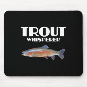 Tapis De Souris Chemise de pêche à la truite - Acier tête truite a