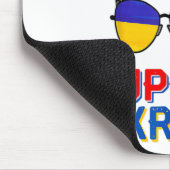 Tapis De Souris Chemise de soutien à l'Ukraine Femme Drapeau Améri (Coin)